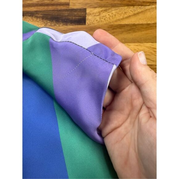 Silka Alessandra Stripe Purple Column Maxi Small NWT - Picture 4 of 4